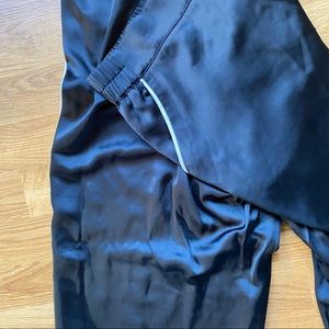 Simply VeraVera Wang Satin Wide Leg Track Pant